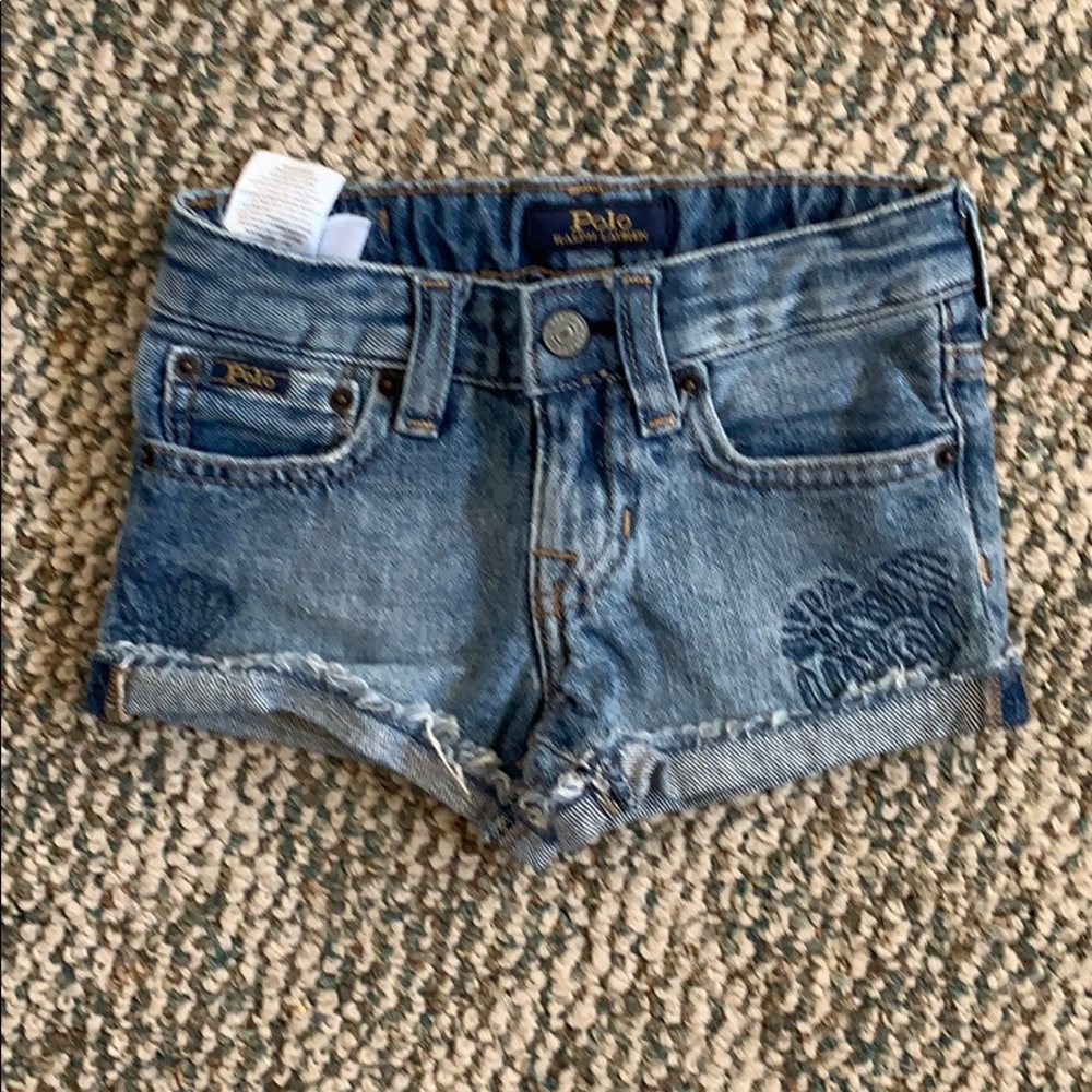 Polo denim shorts